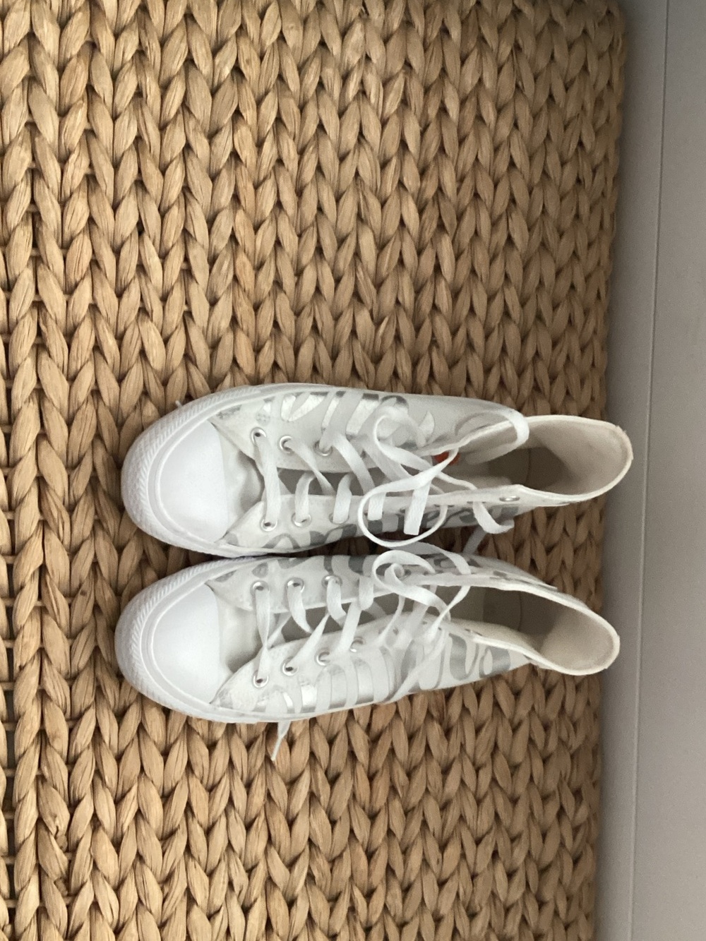 Converse Kids White High-Top Sneakers